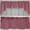 Pink, variant on Crazy for Daisies Valance by Penny's Needful Things (One Valance Panel 12 inches Long LINED) (Pink)