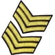thumbnail image 4 of Parche bordado del ejército de EE. UU. - Rango de sargento - se coserá en el hombro (2 piezas), 4 of 5