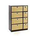thumbnail image 2 of Furinno 13089EX/LB Armoire de Rangement Eco avec Bacs, Espresso/brun Clair, 2 of 5