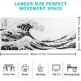 thumbnail image 2 of Mousepad 31.5 x 11.8 inches, Large Gaming Mouse Mat with Non-Slip Base, Extended Anime Mouse pad, Full Keyboard Mat with Stitched Edges for Gaming and Office (Grey), 2 of 6