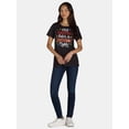 thumbnail image 2 of Holiday Time Women's Lights Christmas Graphic Tee, Sizes S-3XL, 2 of 5
