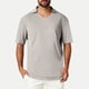 thumbnail image 1 of pstuiky camisetas de hombre, Camisa/top informal de color liso con solapa de moda de verano para hombre ropa de hombre xl, 1 of 9