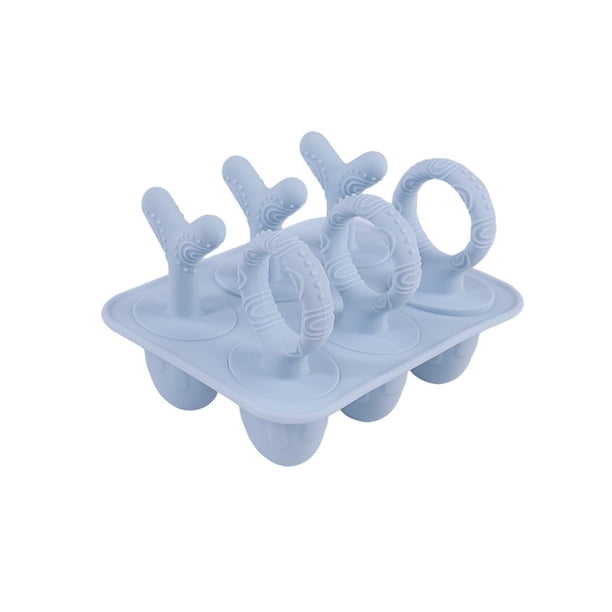 Molde de silicona for helado, máquina for hacer paletas de 6 cavidades for delicias de helado caseras