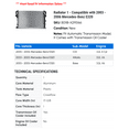 thumbnail image 2 of Radiator 1 - Compatible with 2003 - 2006 Mercedes-Benz E320 2004 2005, 2 of 2