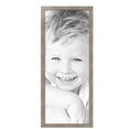 thumbnail image 2 of ArtToFrames 14" x 35" Champagne Pebble Metallic Picture Frame, 14x35 inch Silver Wood Poster Frame (WOM-5258),  Pack, 2 of 7