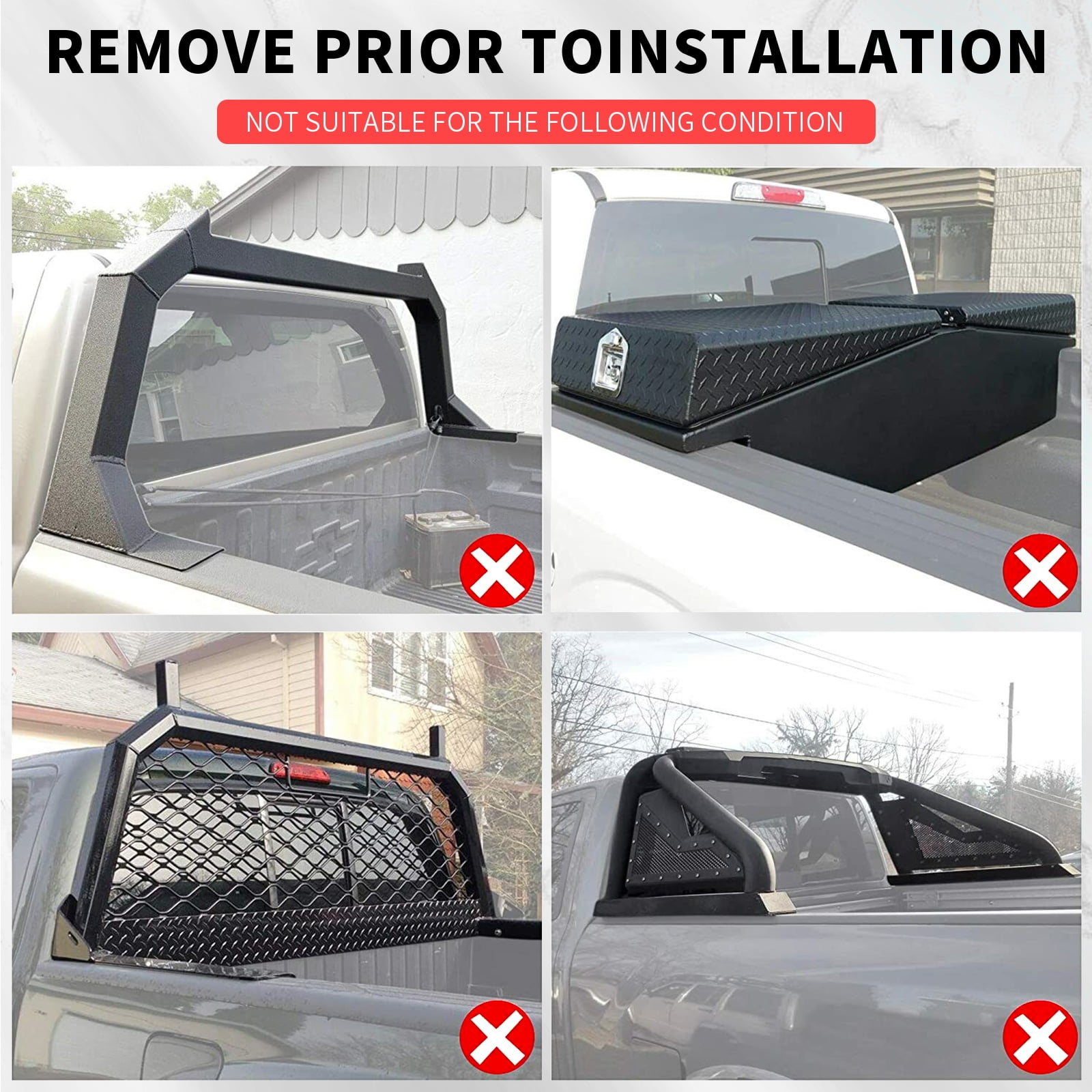 TOPRONE Soft Roll Up Tonneau Cover Fits 2007-2018 Silverado / Sierra 1500 with 5.8ft (69.3in) Truck Bed |Not for CarbonPro |