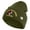 Olive, variant on U.S. Army 11th Armored Cavalry Regiment Logo Embroidered 12 Inch Solid Knit Cuff Long Beanie Made in USA - Black OSFM
