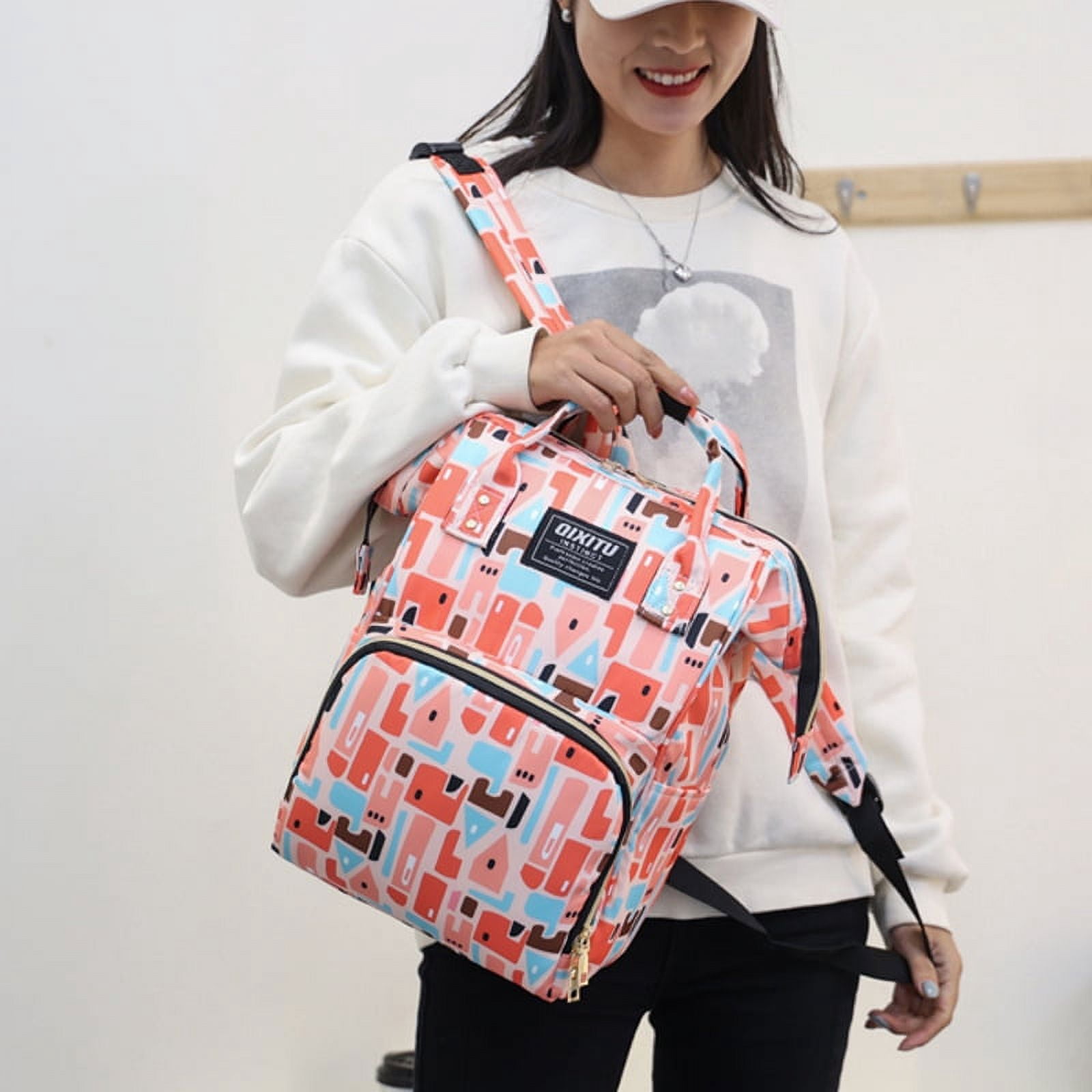 Large Capacity Lightweight Maternal Baby Bag Multi-function Travel Backpack Diaper Changing Bags Baby Stroller Backpack Nappy Bag