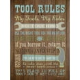 thumbnail image 2 of Marrott, Stephanie 19x24 Gold Ornate Wood Framed with Double Matting Museum Art Print Titled - Tool Rules I, 2 of 4