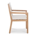 thumbnail image 4 of Moe's Home Collection Luce Outdoor Dining Chair Natural Wood Dining Chairs, 4 of 9