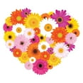 thumbnail image 3 of Flower Shape Heart-14"x14" Canvas Artwork 20 x 30, 3 of 5