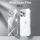 thumbnail image 3 of Funda transparente con revestimiento de borde cuadrado para iPhone 16, 15, 14 Plus, 13 Mini, 12, 11 Pro Max, X, XR, XS, funda protectora de silicona suave, 3 of 5