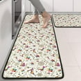 thumbnail image 2 of Kitchen Rugs Sets Of 2,White Christmas Star and Gift Pattern Anti Fatigue Kitchen Mat Rugs Non Slip Washable,Decorative Kitchen Floor Mats for Kitchen,Sink,Laundry,17"x47"+17"x47", 2 of 5