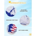thumbnail image 6 of GYRATEDREAM Girl's 3 Pieces Bikini Set Wrap Criss Cross Swimsuit Bathing Suit with Beach Skirt 8-14 Years, 6 of 11