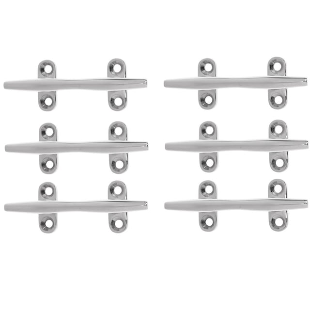 Abrazadera de Cuerda para Cubierta de Muelle 6 Piezas Shamjiam Cornamusa de cuerda de muelle de barco