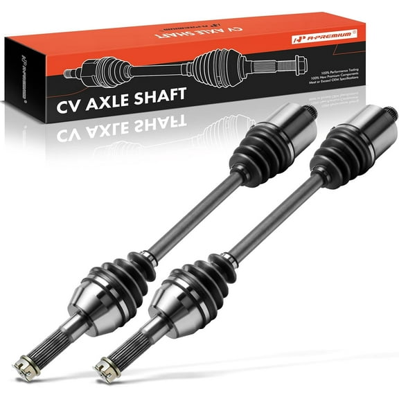 A-Premium Pair (2) Rear CV Axle Shaft Assembly Compatible with Polaris Ranger 400/500/800, Ranger Crew 500, Ranger EV, Driver and Passenger Side, Replace# 1332692