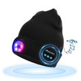 thumbnail image 5 of Gorro con Bluetooth y faro LED CHAO recargable por USB con auriculares y Micrófono, 5 of 5