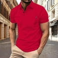 thumbnail image 2 of Versatile Casual Men's Shirt European Style Breathable Short Sleeved Open Collar Sportswear Comfortable Fit for Everyday Wear, 2 of 6