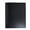 Black, variant on HOMEIORA Plastic Folders with Pockets and Prongs, 2 Pocket Plastic Folders with Prongs and Brads for School, Home, and Work, 1 Pack - Red