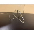 thumbnail image 6 of Plexiglass Sneeze Guard - 32"w x 24"h Protective Freestanding Shield Guards Against Sneezing and Coughing/Transaction Window for Offices and Stores / 1/4" Thk (11.75"w X 2.5"h Cutout) (Single), 6 of 7