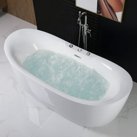 71 X 47 Corner Bathtub With 12 Whirlpool Massage Jets Shower