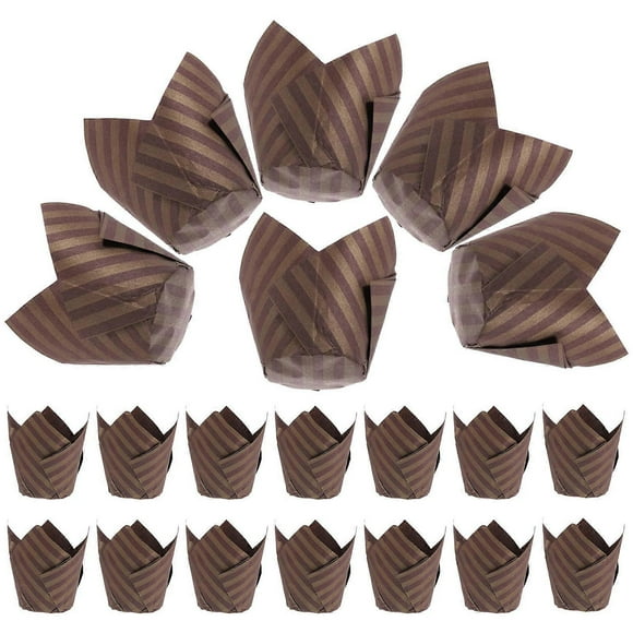 250Pcs Egg Cake Paper Cups for Baking Coffee Oil-Resistant Muffin Liners