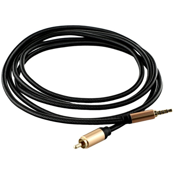 Digital Coaxial Audio Video Cable Estéreo SPDIF para RCA a 3,5 mm para HDTV
