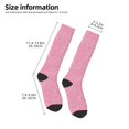 thumbnail image 2 of Naloa Glitter Pink Thigh High Socks Extra Long Stretchy Sock Women Over Knee High Opaque Stocking Daily Wear, 2 of 6