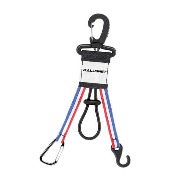 Organizador de dugout con soporte para bate, soporte para botella de agua, ligero, práctico y portátil, gancho para valla para béisbol y sóftbol