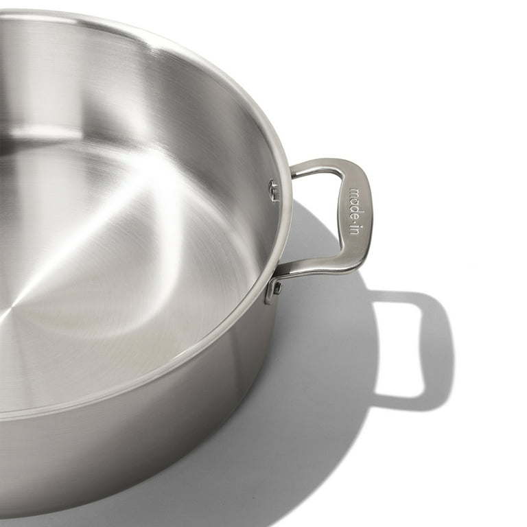  Paderno Stainless Steel 4 Quart Rondeau Pot: Stockpots: Home &  Kitchen