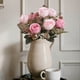 thumbnail image 4 of Ramo de rosas y peonías artificiales de seda | Decoración para bodas, fiestas y el hogar | Arreglo floral de mano para centro de mesa, 4 of 6