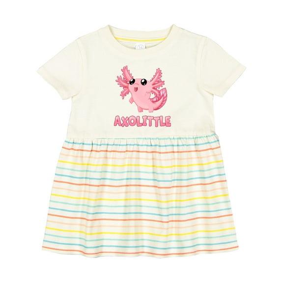 Inktastic Axolittle Cute Baby Axolotl Girls Baby Dress