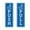 Blue, variant on Signs ByLITA Vertical Push and Pull Door Signs (Travel) Door Sign (Blue) - Large