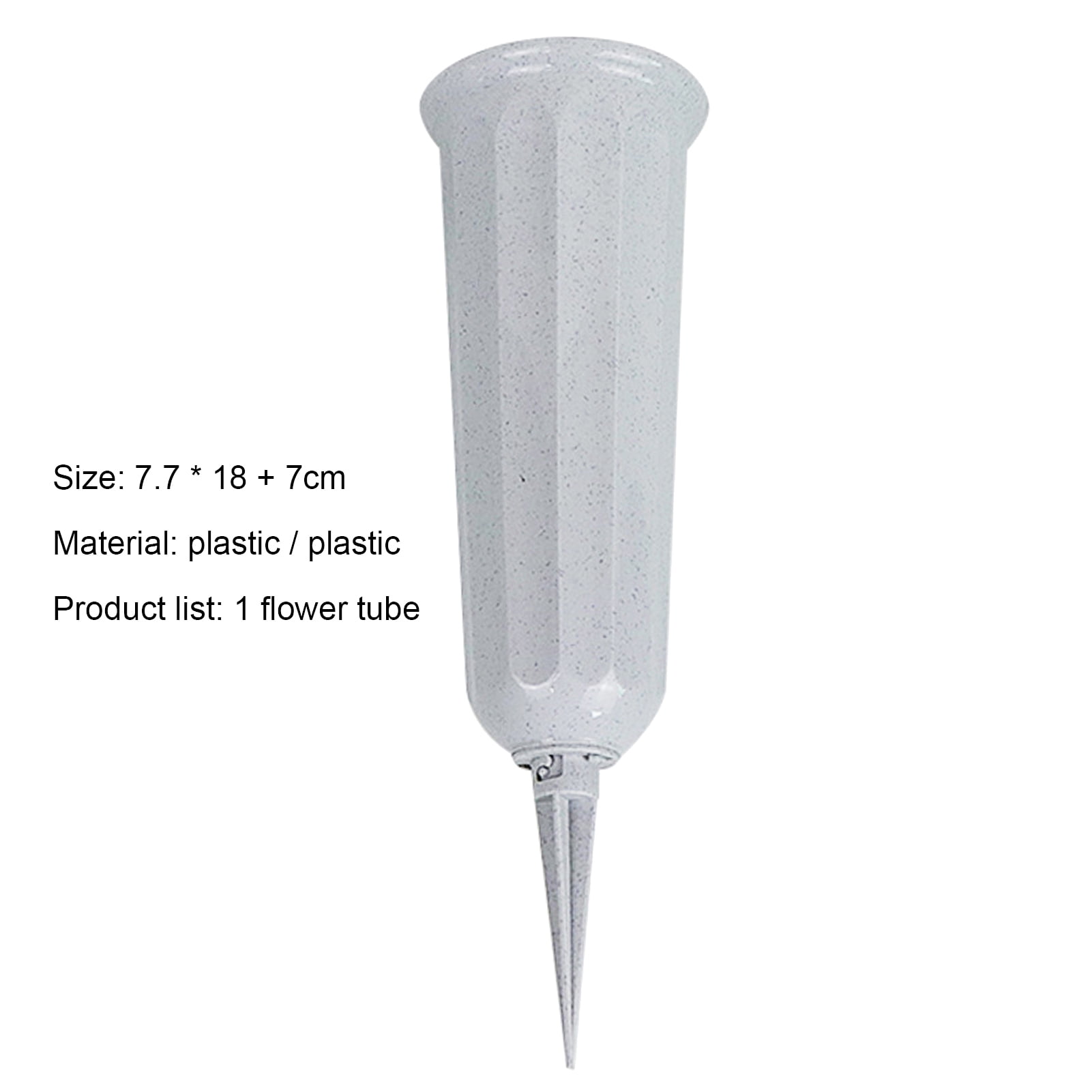 Hadanceo Cemetery Vase Simple Outdoor Grave Cemetery Vases with Spike