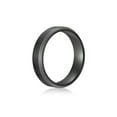 thumbnail image 3 of Black Zirconium 6MM Beveled Edge Wedding Band Ring Jewelry for Men - Size 10, 3 of 8