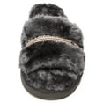 thumbnail image 3 of Minnetonka Women's Faux Fur London Slide Slipper, 3 of 3