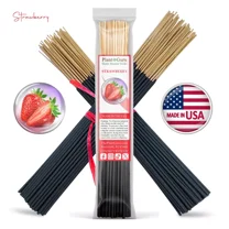 Strawberry Incense Sticks 11" Bulk - 1 Bundle 85 to 100 Sticks - Smooth and Clean Long Burn Time, 45 to 60 Minutes.