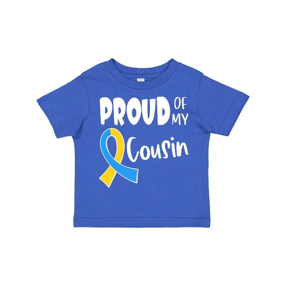 Inktastic Proud of My Cousin Down Syndrome Awareness Boys or Girls Toddler T-Shirt