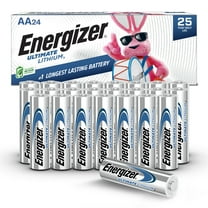 Energizer Ultimate Lithium AA Batteries (24 Pack), Double A Batteries