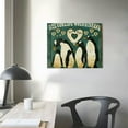 thumbnail image 4 of Nawypu Name Sign Wall Art Family A Little Bit of Crazy Loud Love Quotes Canvas Prints Custom Mom Dad with Children Name Forest Penguin Animal Poster Artwork Gifts for Home Decor, 4 of 5