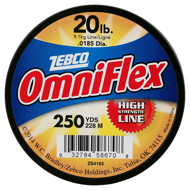 Zebco Omniflex Monofilament Fishing Line 20 Pound Tested