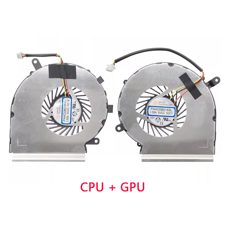 Laptop Cooler CPU GPU Cooling Fan For MSI 62 GP62 GL62 PE70 MS-16J5 MS16J3 16J2 PE60 72