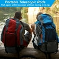 thumbnail image 5 of Uxcell Telescopic Fishing Rod 1.3 m, Fiberglass Portable Mini Collapsible Fishing Pole for Trip, Black & Wood Color, 5 of 5