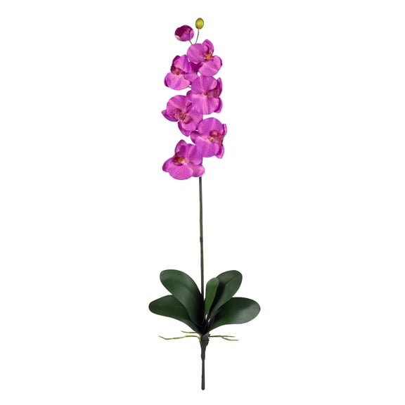 Nearly Natural Phalaenopsis Stem Artificial Flowers (Set of 6), Pink