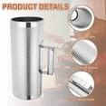 thumbnail image 3 of Uxcell Stainless Steel Guiro Shaker Instrument 5" x 12" Latin Percussion Instrument with Scraper Musical Training Tool Metal Guiro for Band Sand Hammer Performance, 3 of 6