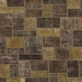 thumbnail image 1 of Ahgly Company Machine Washable Indoor Square Abstract Bakers Brown Area Rugs, 8' Square, 1 of 7