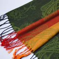 thumbnail image 2 of Ropa de cama Pashmina Blancho PA-A82-6 con borlas multicolores, 2 of 5