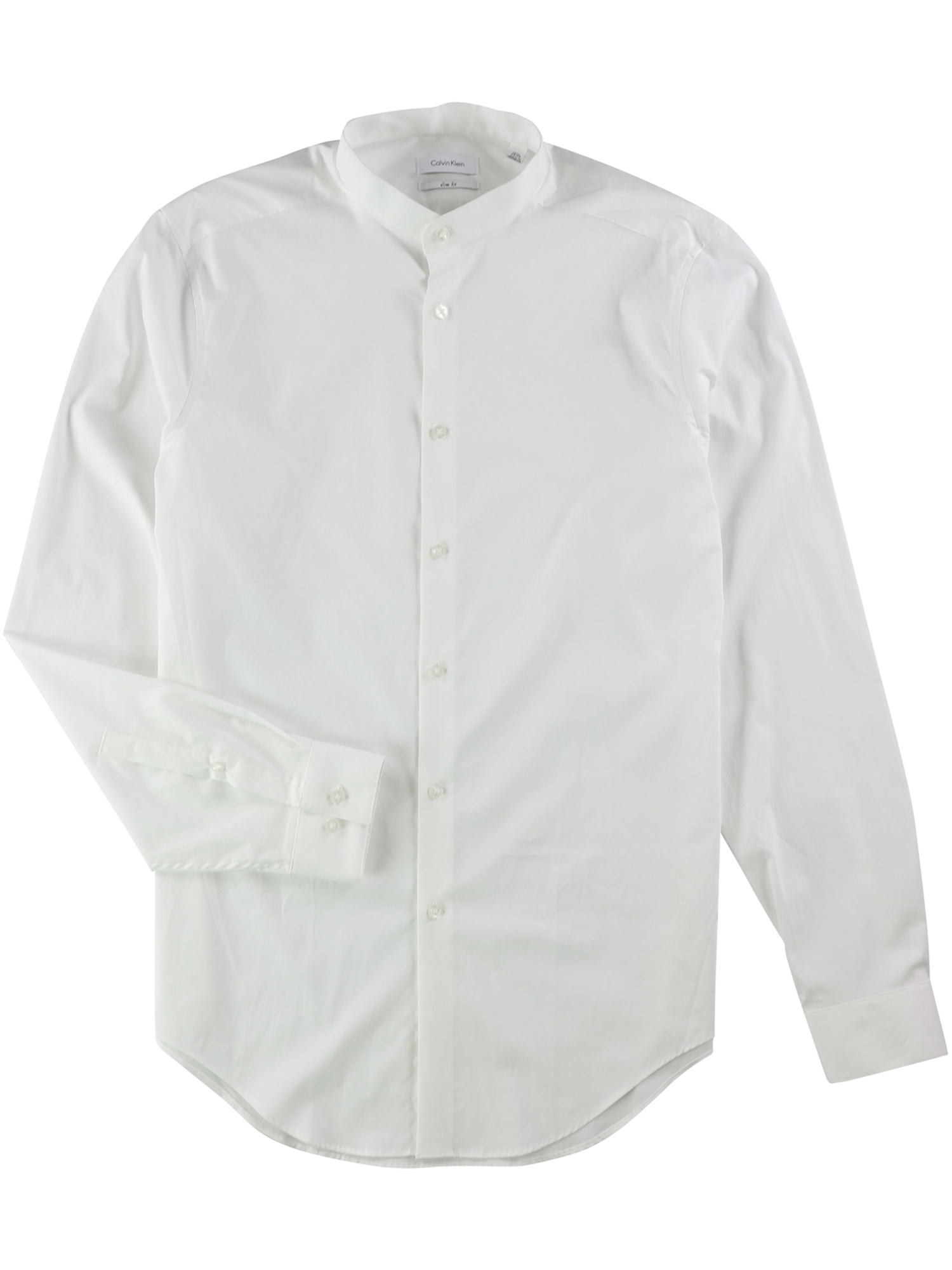 calvin klein white slim fit dress shirt