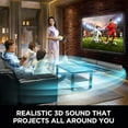 thumbnail image 4 of Sound Bar, 80W Soundbar with Bluetooth/ARC/Opt/AUX Connect, with Volume Boost, 3 Equalizer Modes, 2 in 1 Detachable Soundbar for TV/PC/Gaming/Projectors, 4 of 5