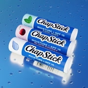 ChapStick Moisture + SPF 15 Lip Protectant with Broad Spectrum Sunscreen, Relieves Dryness, 24 Hour Moisture, Hydrating Lip Balm, 3-Pack, 0.15 oz Each